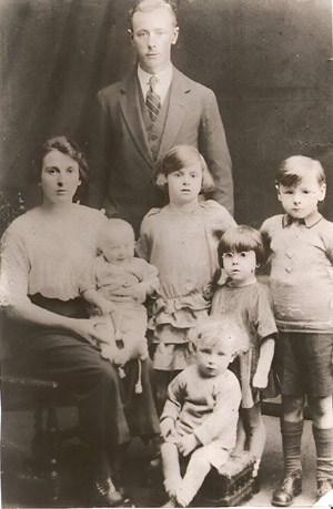 Florence Enright and family